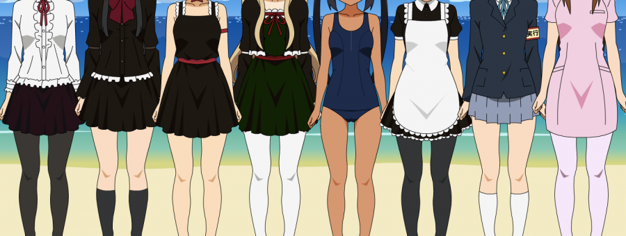 K-ON! Kisekai Undress